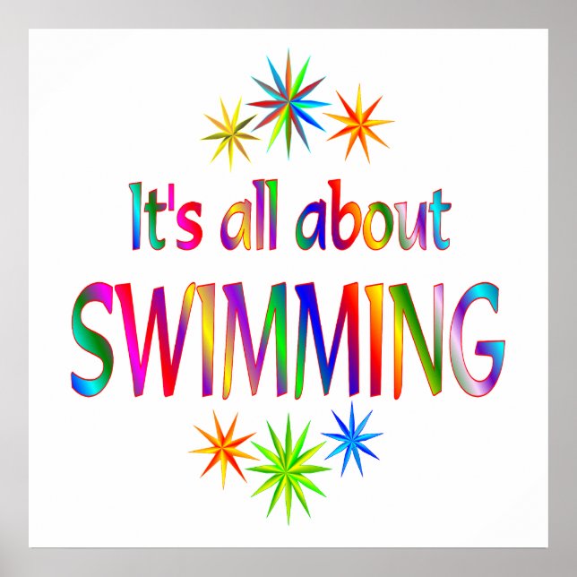 About Swimming Poster (Front)