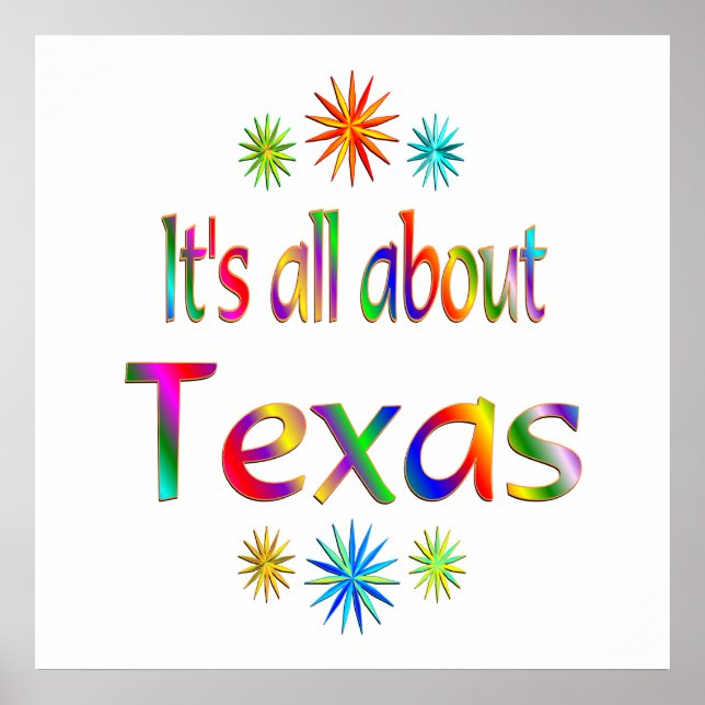 About Texas Poster (Front)