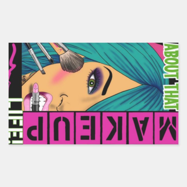 About That Makeup Life Sticker (Front)