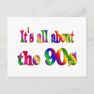 About the 90s postcard