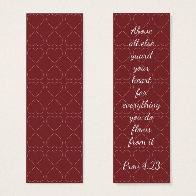 Above all Guard Your Heart Proverbs 4:23 (Front & Back)