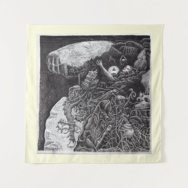 Above and Below, by Brian Benson Tapestry (Front)