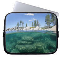 Above and below Lake Tahoe