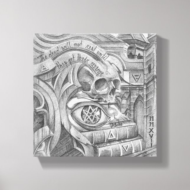 Above Below Canvas Print (Front)