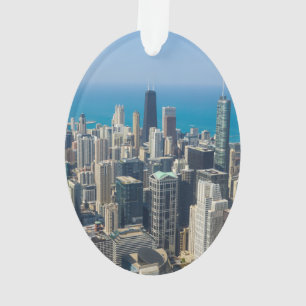 Above Chicago Ornament