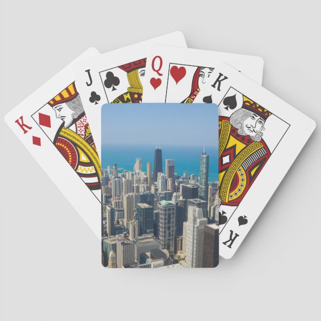 Above Chicago Playing Cards (Back)