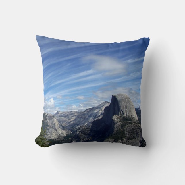 Above Half Dome Throw Pillow (Front)