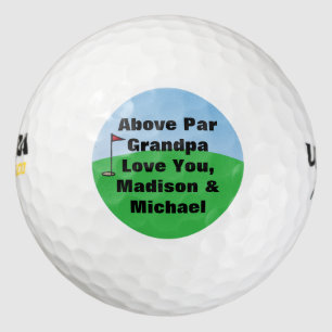 Above Par Personalized Custom Golf Balls