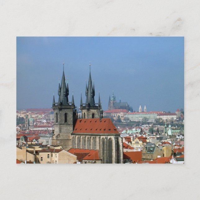 Above Prague Postcard (Front)