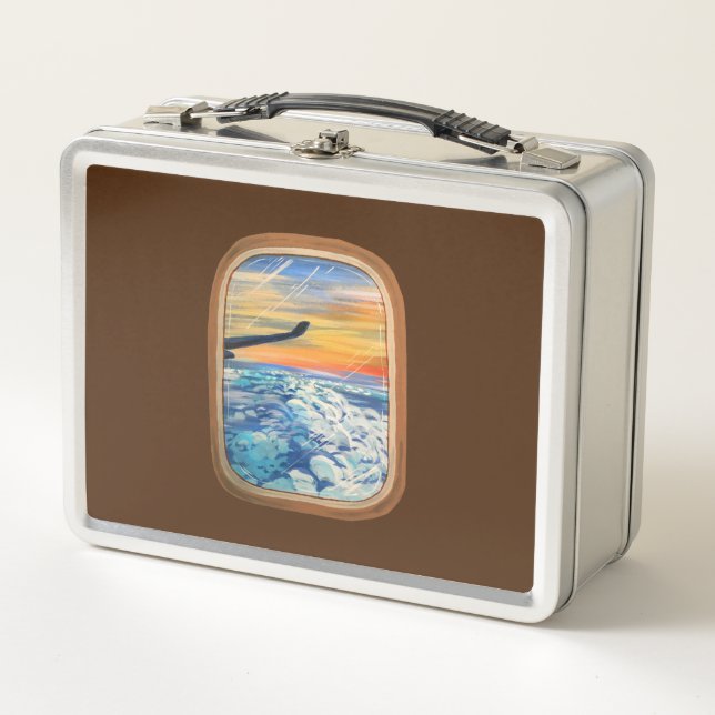 Above The Clouds Metal Lunch Box (Front)