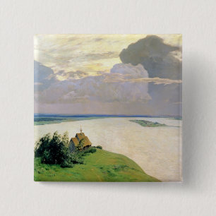 Above the Eternal Peace, 1894 2 Inch Square Button