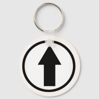 Above the influence - Black. Keychain