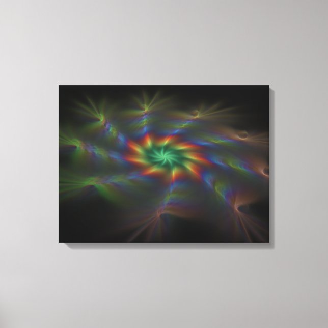 Above the Nebula Canvas Print (Front)