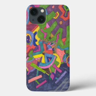 "Above the Storm" Abstract Art iPhone 13 Case