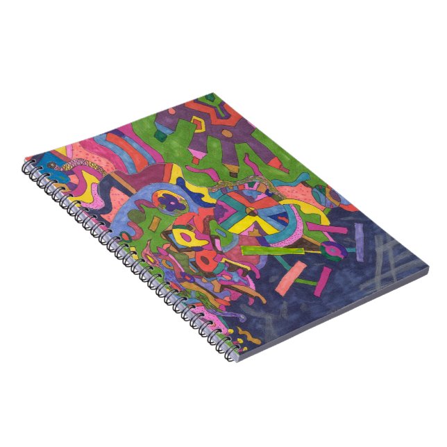 "Above the Storm" Abstract Art Notebook (Right Side)