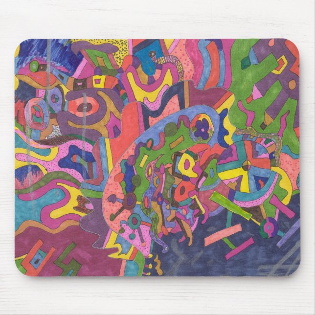 Above the Storm, original abstract art Mouse Pad (Front)