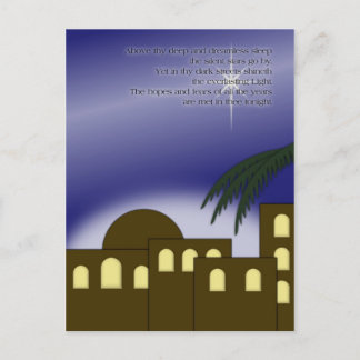 "Above thy deep..." Postcard