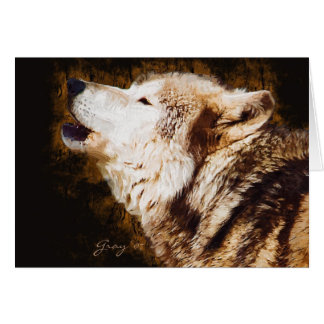 Aboyer de loup gris