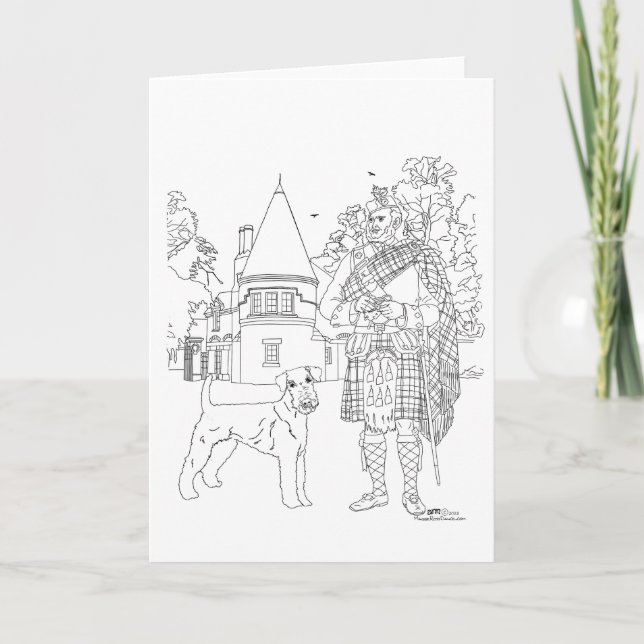 Aboyne Castle Scotland  Card (Front)