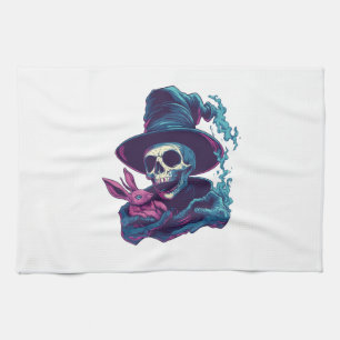 Abra-Cadabra Bones � Funny Magic Skull Kitchen Towel