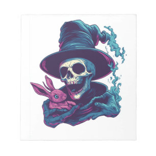 Abra-Cadabra Bones � Funny Magic Skull Notepad