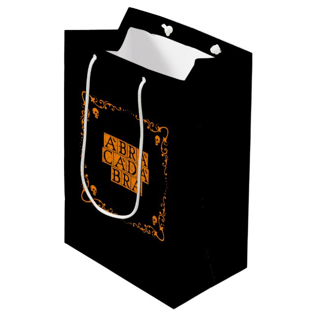 Abracadabra Magic Word Gift Bag (Front Angled)