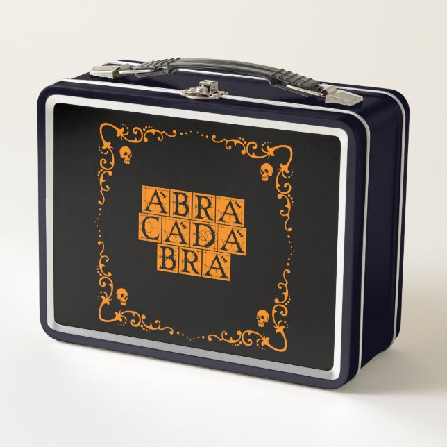 Abracadabra Magic Word Metal Lunch Box (Front)