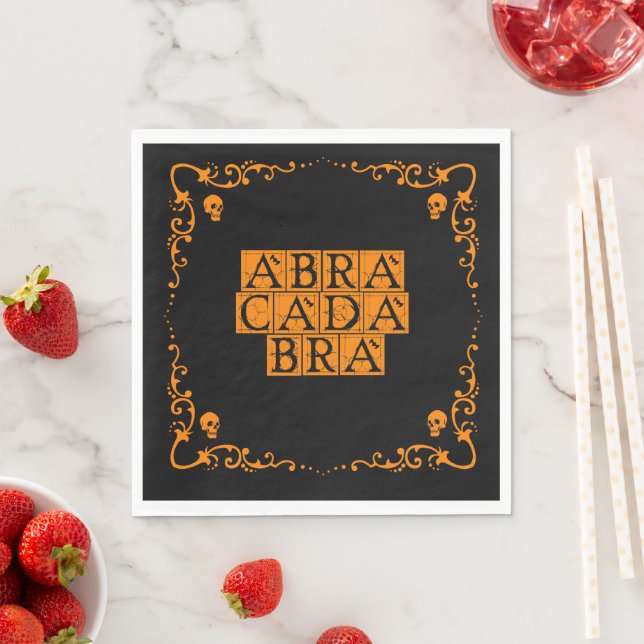 Abracadabra Magic Word  Napkin (Insitu)