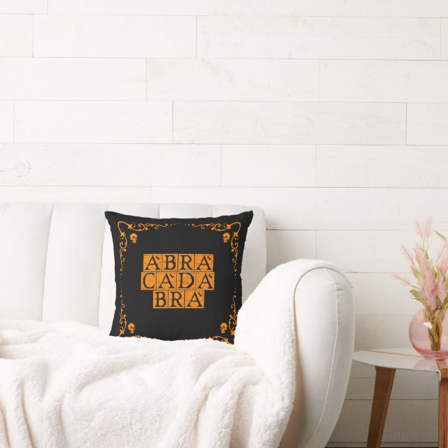 Abracadabra Magic Word Throw Pillow (Couch)