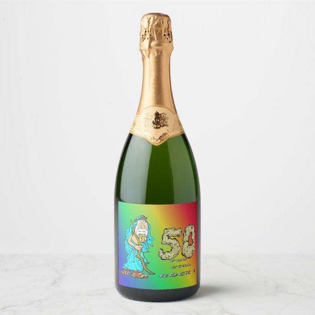 Abraham 50 th Anniversary Champagne Labels (Front)