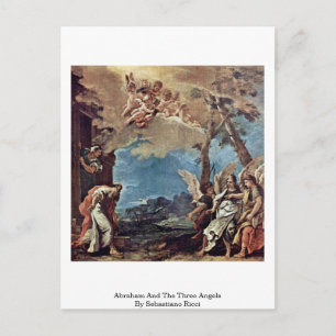 Abraham And The Three Angels, By Sebastiano Ricci Postcard