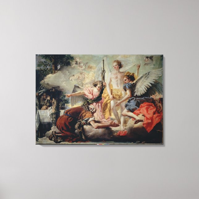 Abraham and the Three Angels Canvas Print (Front)