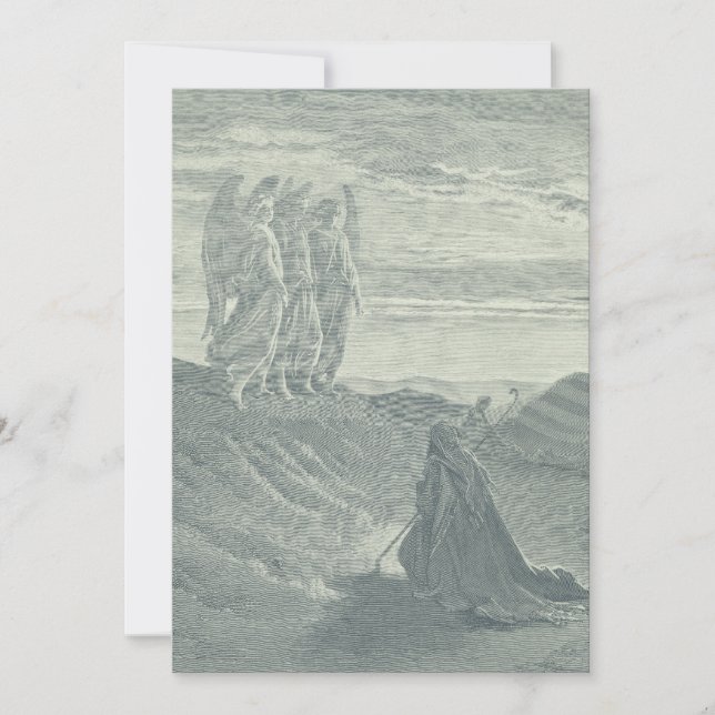 Abraham and the Three Angels Invitation (Front)