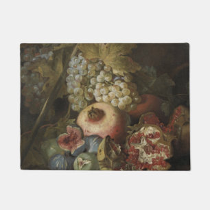 Abraham Brueghel - Still life with fruit Doormat