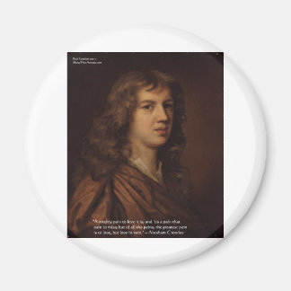 Abraham Crowley "Love In Vain" Love Quote Gifts Magnet