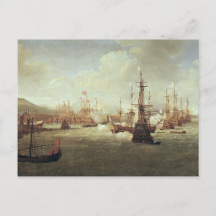 Abraham Duquesne at Chios, after 1681 Postcard