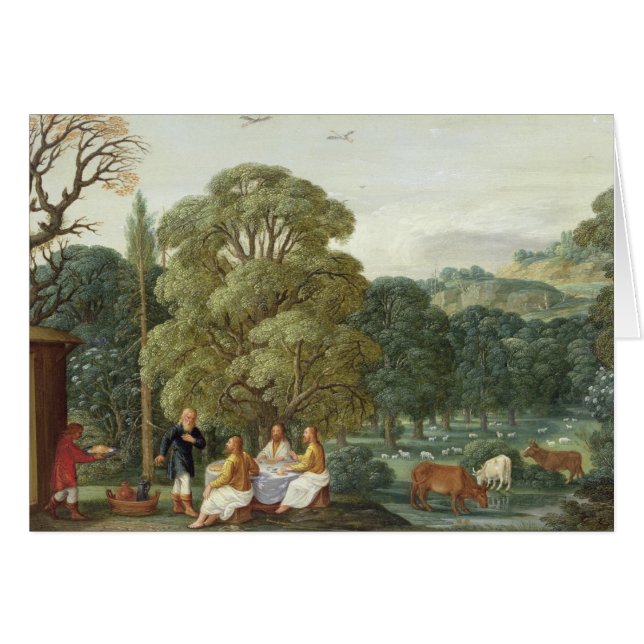 Abraham entertaining the Three Angels (Front Horizontal)