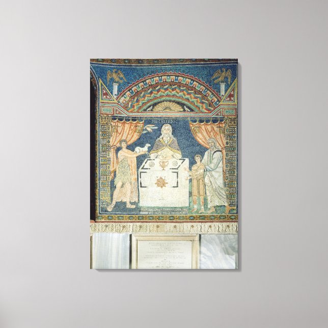 Abraham, Isaac and Melchisedech Canvas Print (Front)