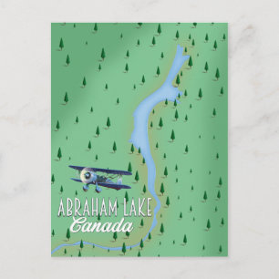 Abraham Lake, canada Postcard