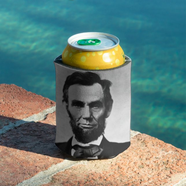 Abraham Lincoln: 16th President of America Can Cooler (In Situ Pool)