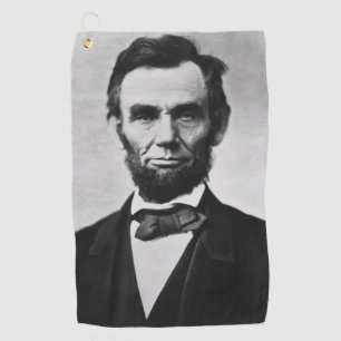 Abraham Lincoln: 16th President of America Golf Towel