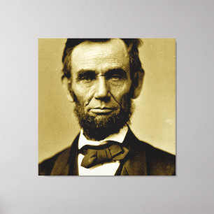 Abraham Lincoln 16th US President  Canvas Print