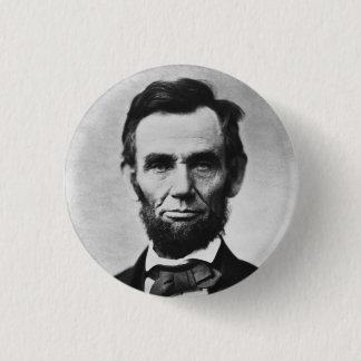 ABRAHAM LINCOLN 1 INCH ROUND BUTTON