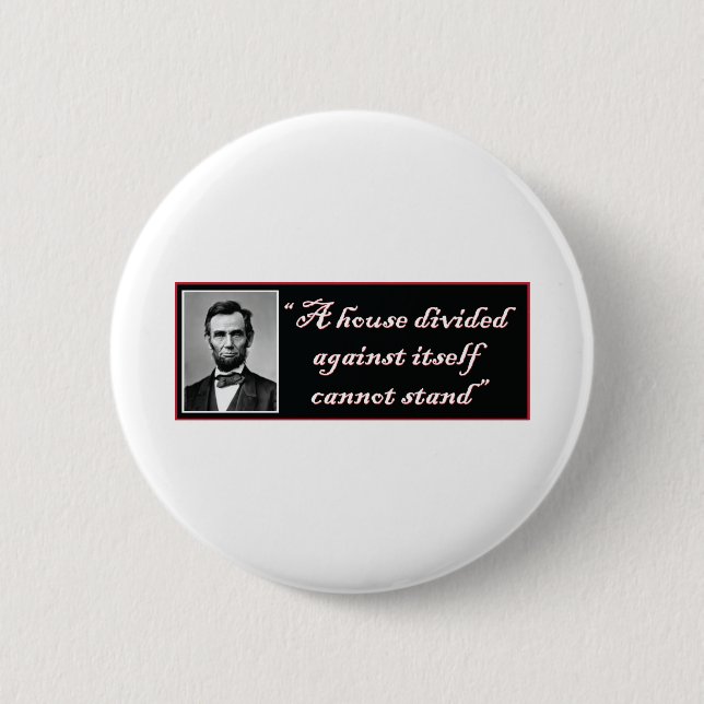 Abraham Lincoln 2 Inch Round Button (Front)