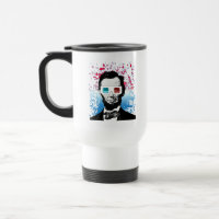 Abraham Lincoln 3D Glasses Patriotic Splatter