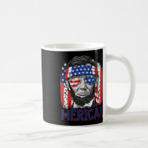 Abraham Lincoln 4th Of July Merica Men Women Ameri Coffee Mug