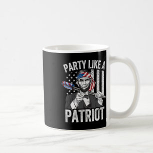 Abraham Lincoln 4th Of July Shirt Men American Usa Coffee Mug