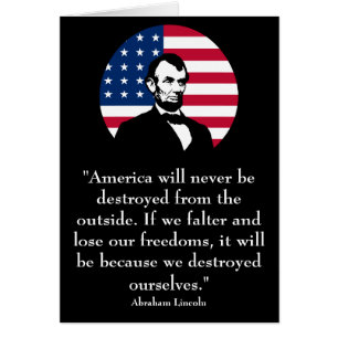 Abraham Lincoln and The American Flag