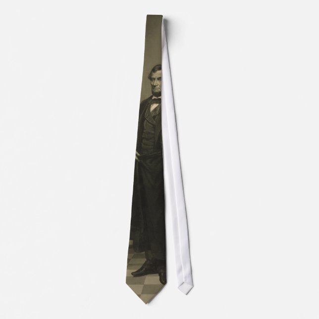 Abraham Lincoln by William Pate Tie (Front)
