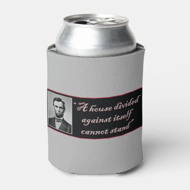 Abraham Lincoln Can Cooler (Can Front)